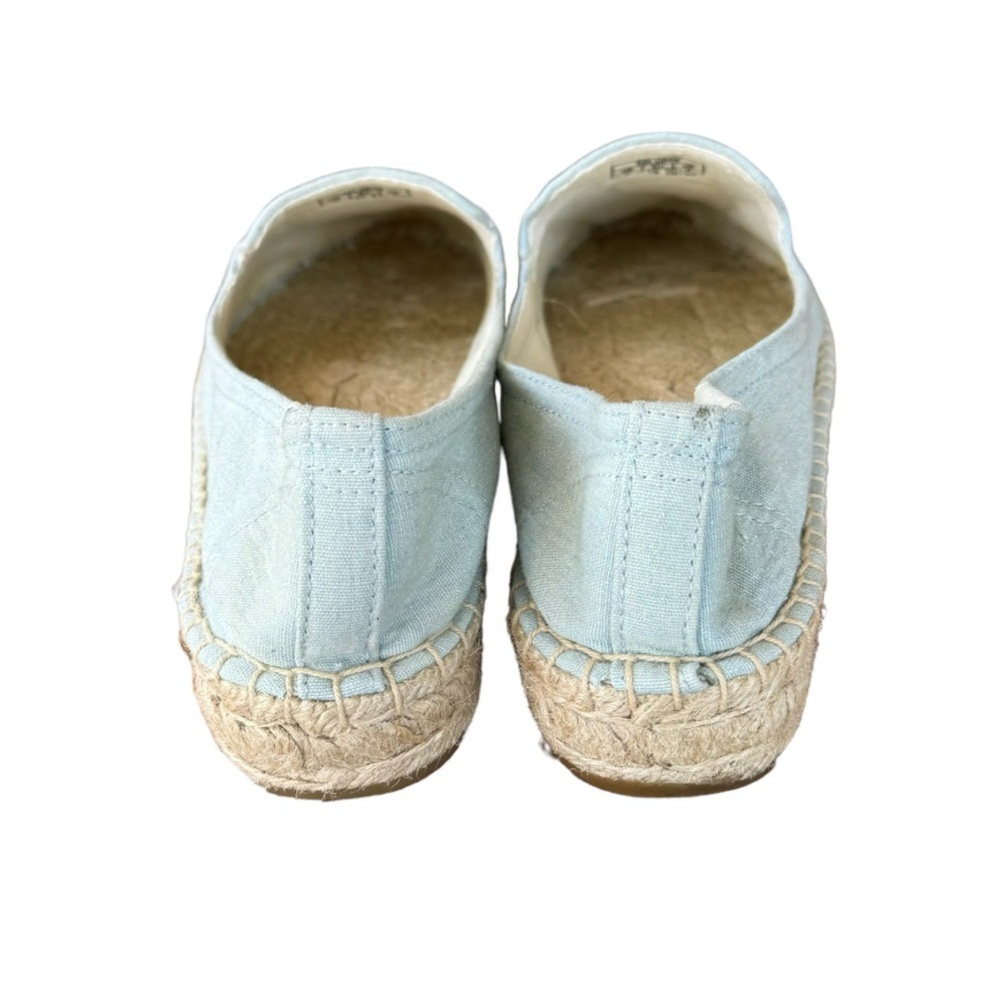 Soludos Light Blue Lemon Embroidered Loafers - Picture 7 of 9
